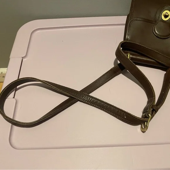 Coach Brown Leather Crossbody Bag - Picture 5 of 14
